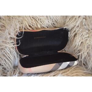 Large Burberry Sunglasses Clamshell Hard Case Nova Check